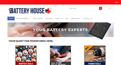 Desktop Screenshot of batteryhouse.ca